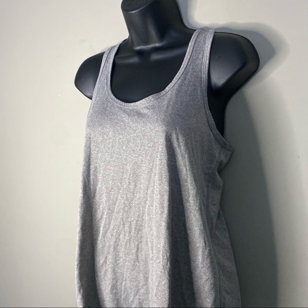 𝅺Basic Gray Racerback Active Tank Top - Picture 5 of 7